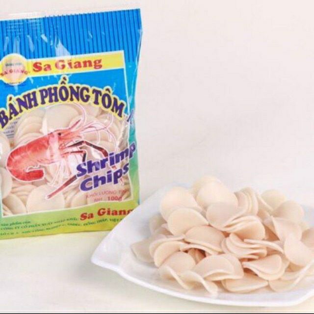 BÁNH PHỒNG TÔM.SA GIANG GÓI 100 GAM