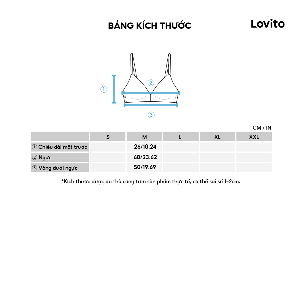 Áo lót Lovito phối ren đơn giản gợi cảm L00310 (Màu da/ màu trắng) | WebRaoVat - webraovat.net.vn