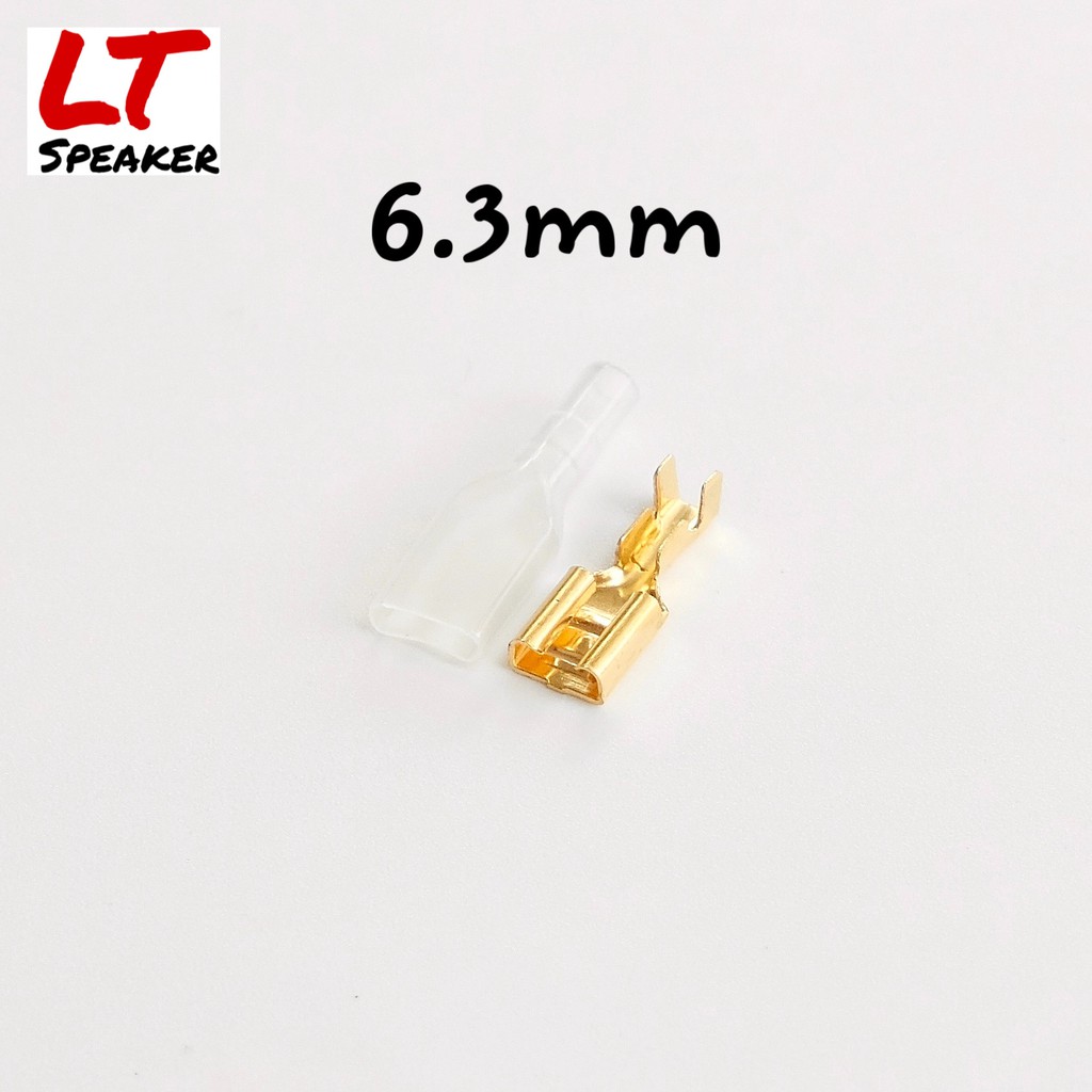 Cos loa - jack cái loa đồng thau kèm vỏ cách điện - 2.8mm 4.8mm 6.3mm
