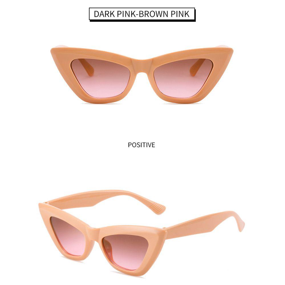 Kính Mát Gọng Mắt Mèo Tròng Tam Giác Chống Tia UV400 Thời Trang Cho Nữ