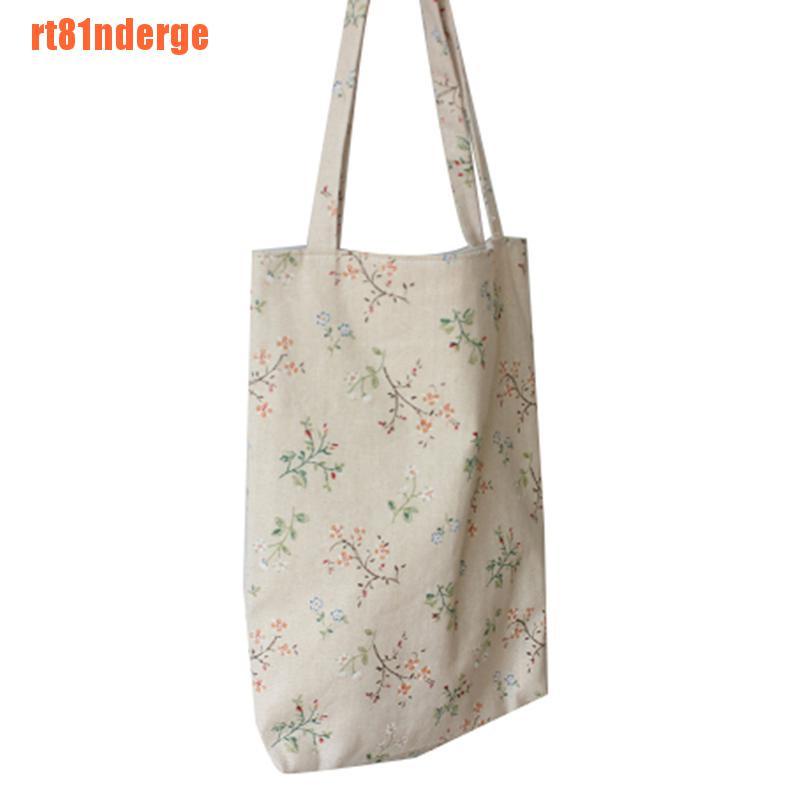 Túi Xách Vải Lanh Cotton Phong Cách Vintage Cho Nữ