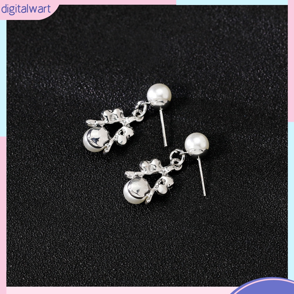 Bộ Trang Sức Đính Ngọc Trai Nhân Tạo Thời Trang Sang Trọng Dành Cho Nữ