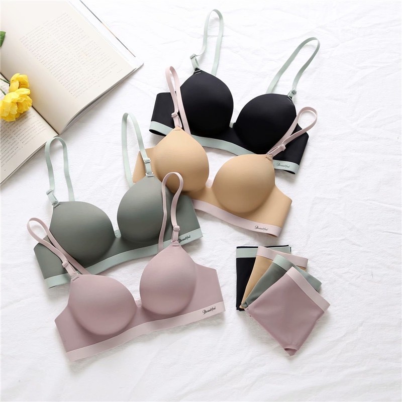 Áo Lót Nữ Su Đúc Nâng Ngực Không Gọng Đệm Dày Mã 377