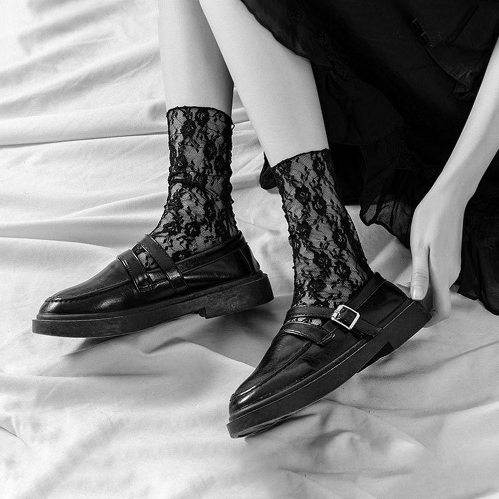 Vớ Lolita Phối Ren Hoa Thoáng Khí Dành Cho Nữ