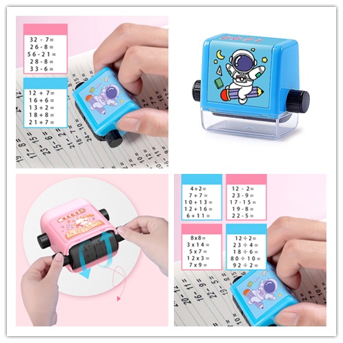 Con Dấu Lăn Tập Thể Dục Đa Năng 2 Trong 1 Qipin Tiktok Kèm 100 Phụ Kiện