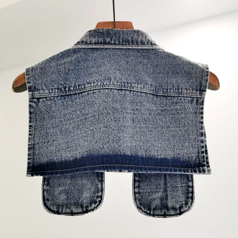 Áo Khoác Denim Không Tay Thời Trang Cá Tính Cho Nữ