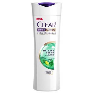 Dầu gội Clear mát lạnh bạc hà 340g