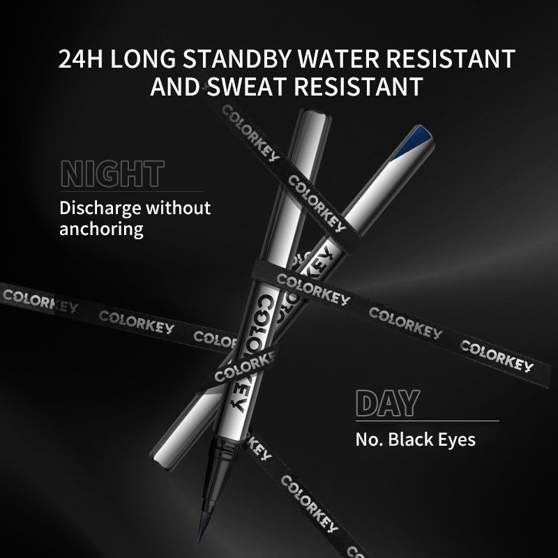 Colorkey Bút Kẻ Mắt Nước Trang Điểm Chống Nước Lâu Trôi 0.5g colorkey