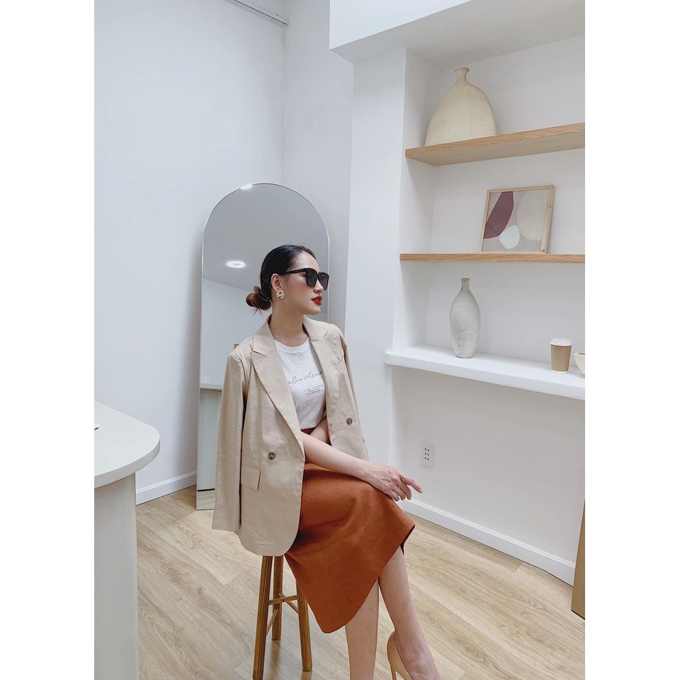 Áo Blazer Linen Premium Cói Design | BigBuy360 - bigbuy360.vn