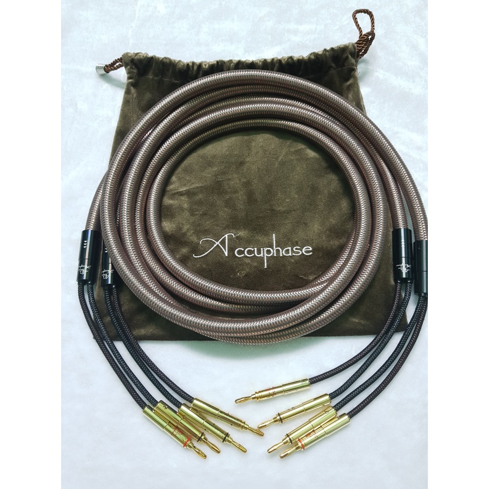 Dây loa Accuphase phiên bản kỷ niệm 40th Anniversary của dòng Japan bãi dài mỗi vê 2.5m phù hợp chơi nhạc vàng, bolero