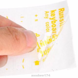 Sticker Dán Bàn Phím Máy Tính Hình Chữ Cái Tiếng Nga