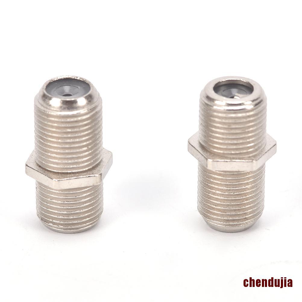 Set 10 Đầu Nối Cổng F / F Jack Rg6 | BigBuy360 - bigbuy360.vn