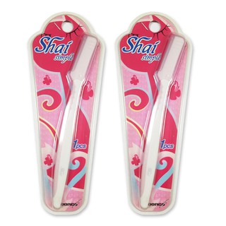 Combo 2 dao cạo chân mày  Hàn Quốc cho nữ Dorco Shai Simple LDI A200 1B (màu ngẫu nhiên)