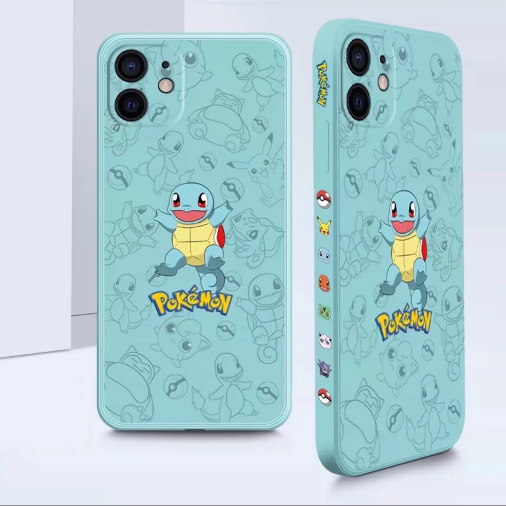 Ốp Điện Thoại Mềm Họa Tiết Pokemon Bảo Vệ Toàn Diện Cho iphone 13 12 11 pro max X Xs max XR 7 8 plus se2020