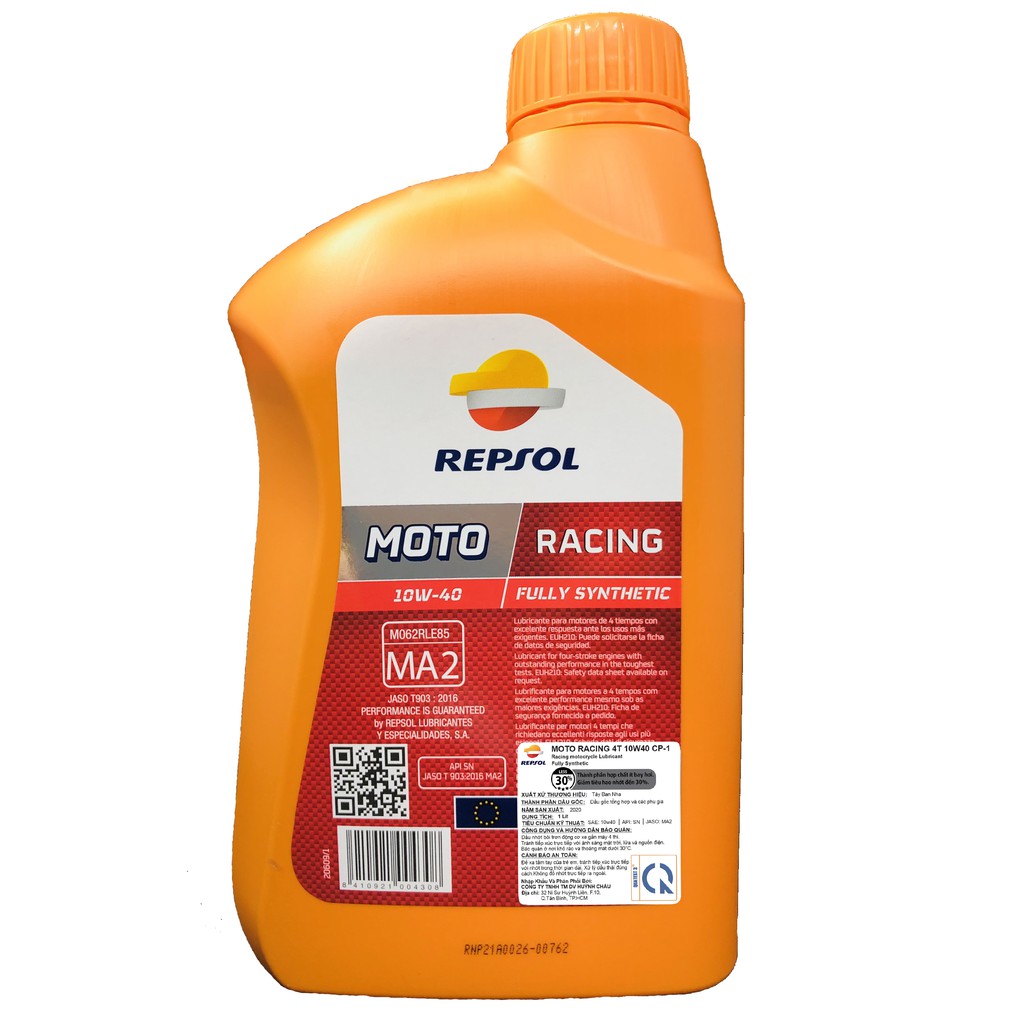 Nhớt Xe Số Repsol Moto Racing 4T 10w40 1L