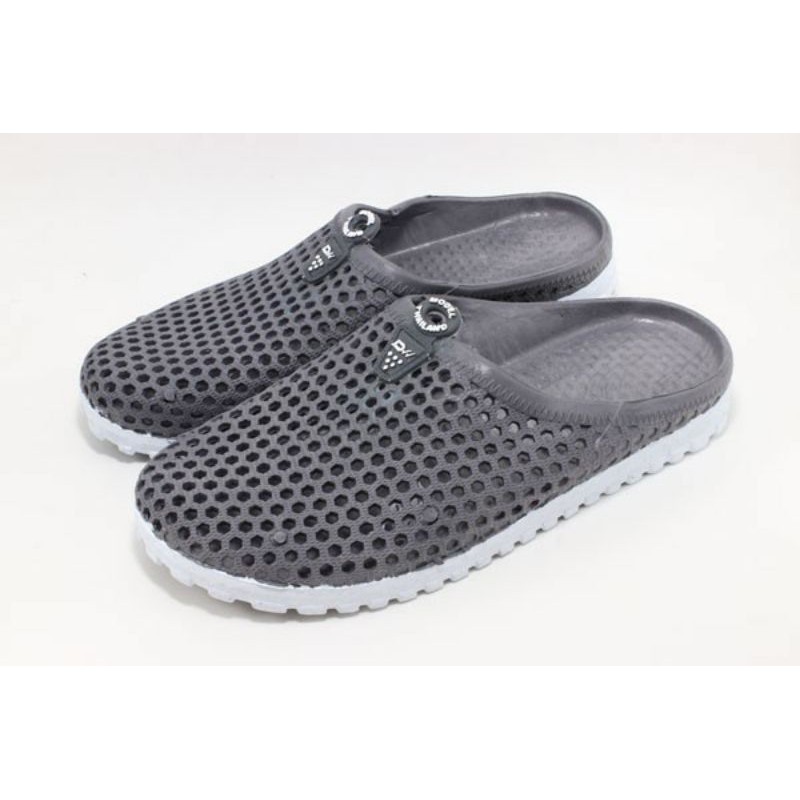 Dép bít lưới cho người lao động màu đen, xanh, xám đi mát êm chân | BigBuy360 - bigbuy360.vn