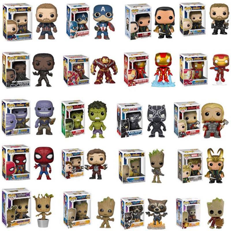 Funko Pop Mô Hình Đồ Chơi Nhân Vật Siêu Anh Hùng Marvel Avengers 4
