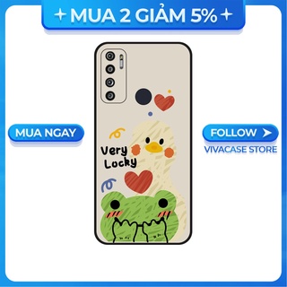 Ốp lưng Vsmart Joy 3/Joy 4/Active 3/Bee 3/Live/...dẻo đen hình Ếch vịt
