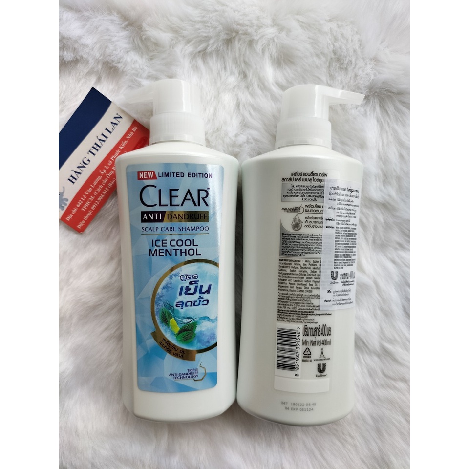 Dầu gội Clear Thái Lan