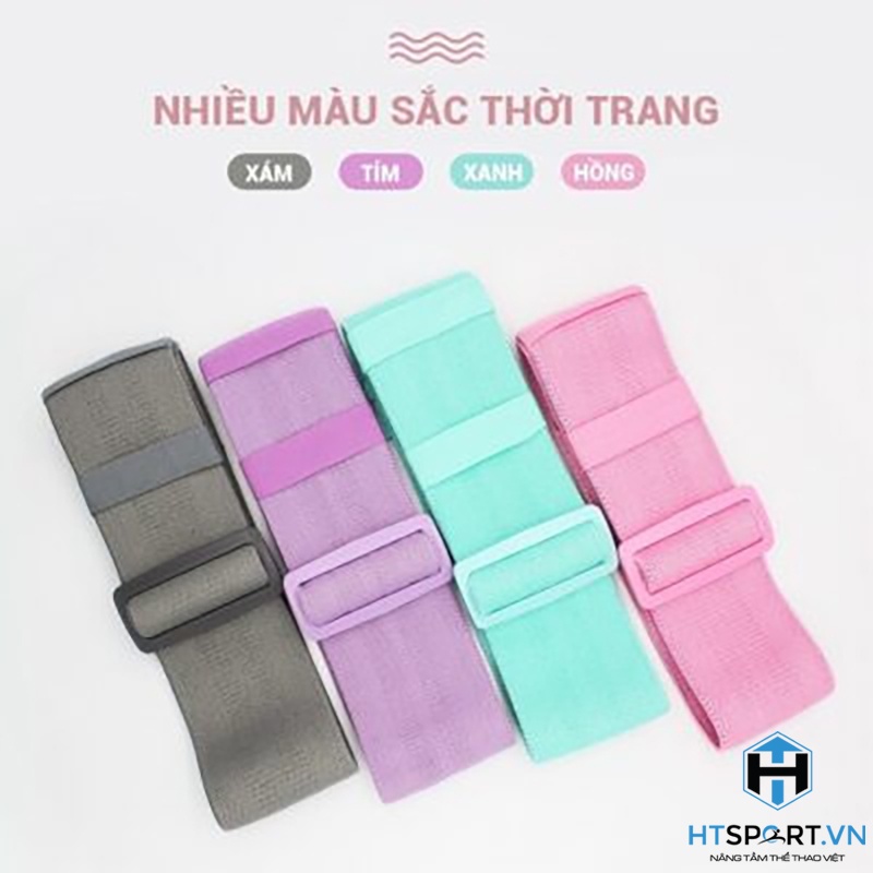 Dây Mini Band, Dây Đàn Hồi Kháng Lực Tập Chân Mông Miniband Aolikes AL 3606 Có Khóa Điều Chỉnh