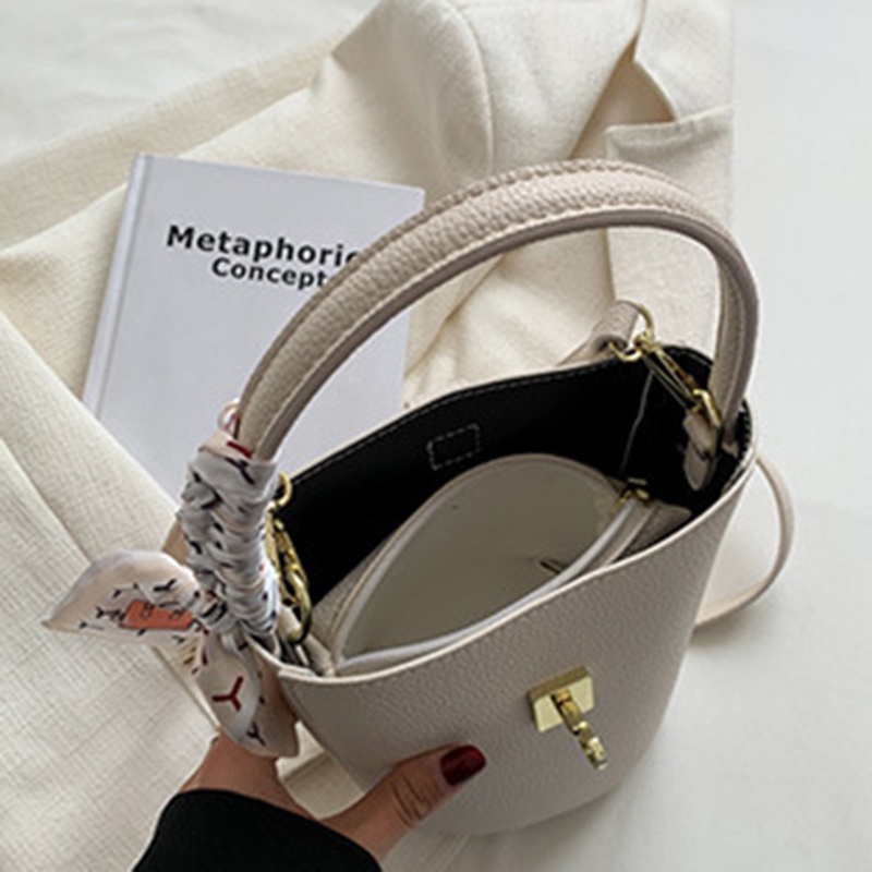 Túi Đeo Chéo Màu Sắc Đơn Giản Phong Cách Hàn Quốc Cho Nữ