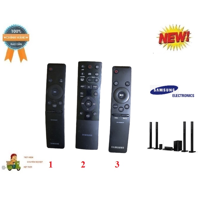 Remote điều khiển dàn âm thanh Samsung 3 loại - Hàng chính hãng theo máy 100% Tặng kèm Pin