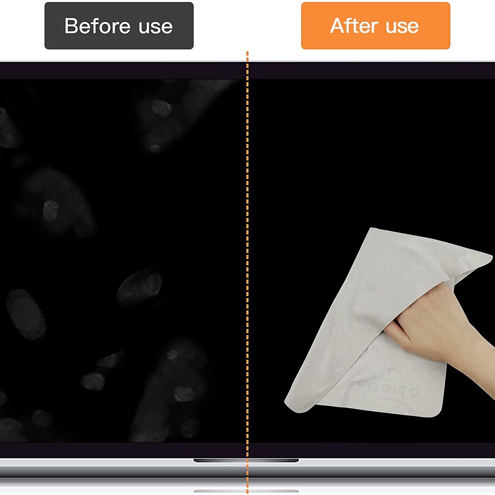 Tấm Vải Lau Màn Hình Laptop Bằng Sợi Micro Chống Bụi Cho MacBook Pro 13 / 15 / 16 Inch