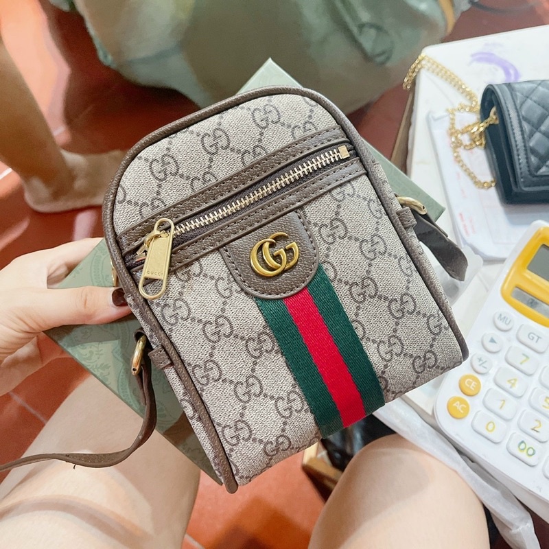Túi chữ nhật sz 17cm để vừa các loại ĐT Full box - HANABAG