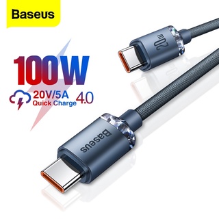 Cáp sạc nhanh baseus 100w usb c sang type c cho macbook ipad 5a pd xiaomi poco x3 pro samsung huawei