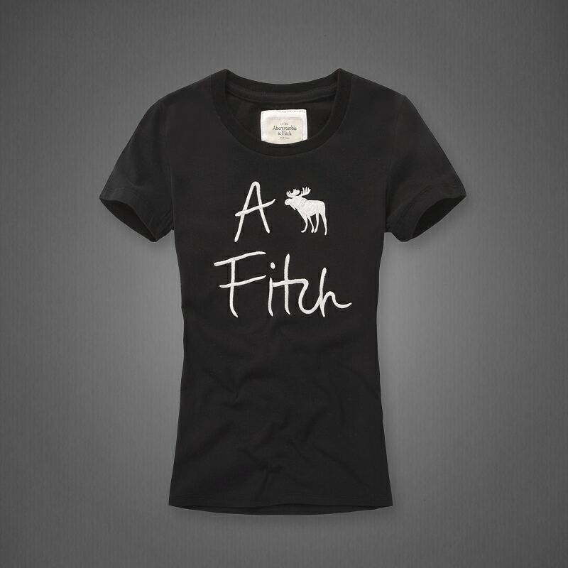 Áo Thun Tay Ngắn In Hình Abercrombie Fitch Cá Tính Cho Nữ