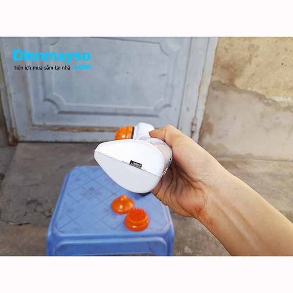 Máy massage cầm tay 3 đầu - súng massage trị nhức mỏi vai gáy, đau giãn cơ toàn thân hàng việt nam chất lượng cao