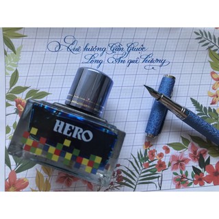 Mực Hero loại 1 màu xanh dương đậm