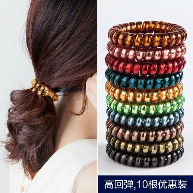 Dây Cột Tóc Thời Trang hàng chuẩn - Chun lò xo size to nhiều mẫu