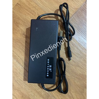 Sạc pin Li-ion 48V 13S mới, điện áp ra 54.6V - 2A, giắc 5.5X2.5, có đèn báo đầy.