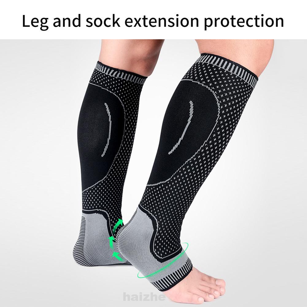 Stretch Football Warmers Shin Splints Basketball Cycling Running Breathable Calf Support Compression Leg Sleeve