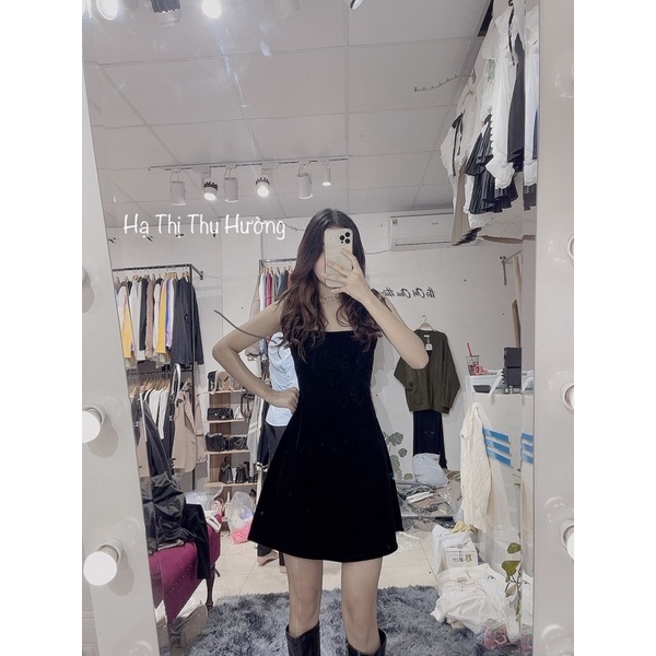 Set váy 2 dây Nhung kèm khoác