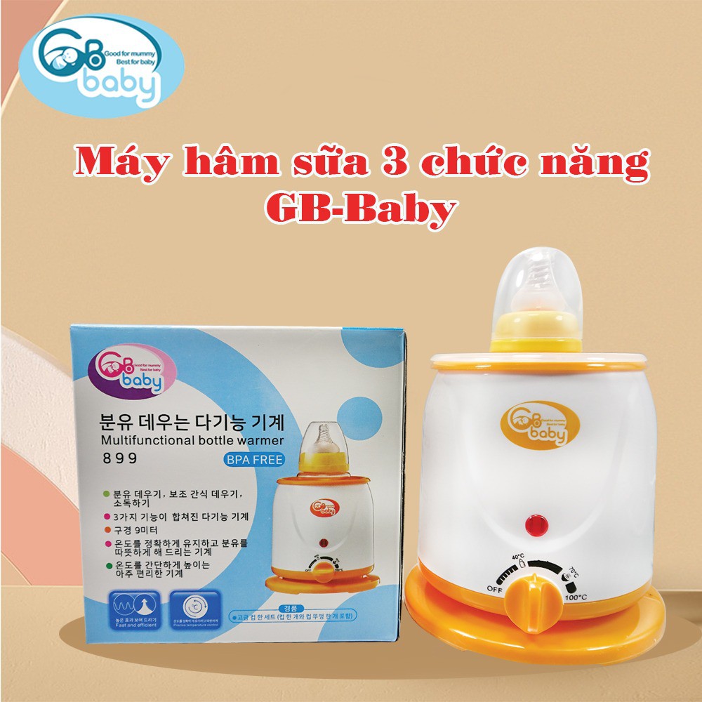 Máy hâm sữa 3 chức năng GB-Baby Chính Hãng