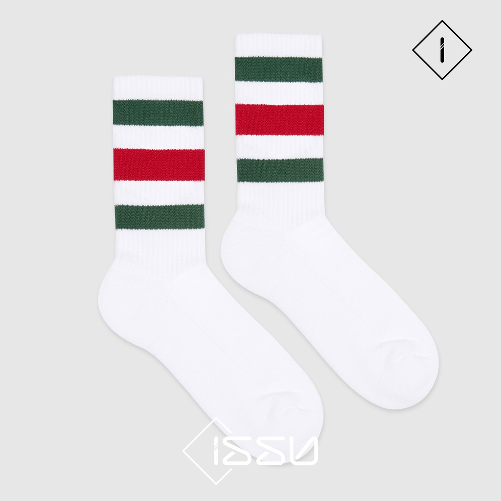 Tất Gucci Viền Xanh Đỏ | Gucci Crew Socks