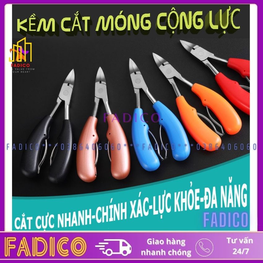 [HCM]Kềm cắt móng chuyên dụng bằng thép không gỉ,kềm bấm móng tay chân sắc bén thiết kế mới,hiệu quả cao-fadico