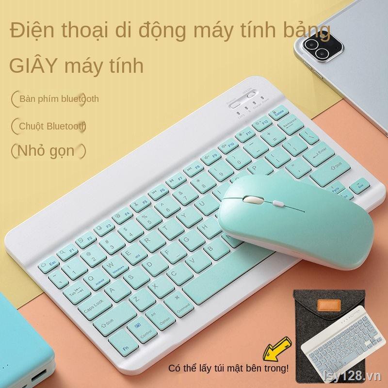 ◐™✿Sạc không dây bàn phím bluetooth máy tính bảng iPad ios Điện thoại Apple Android Huawei Matepad ngoài