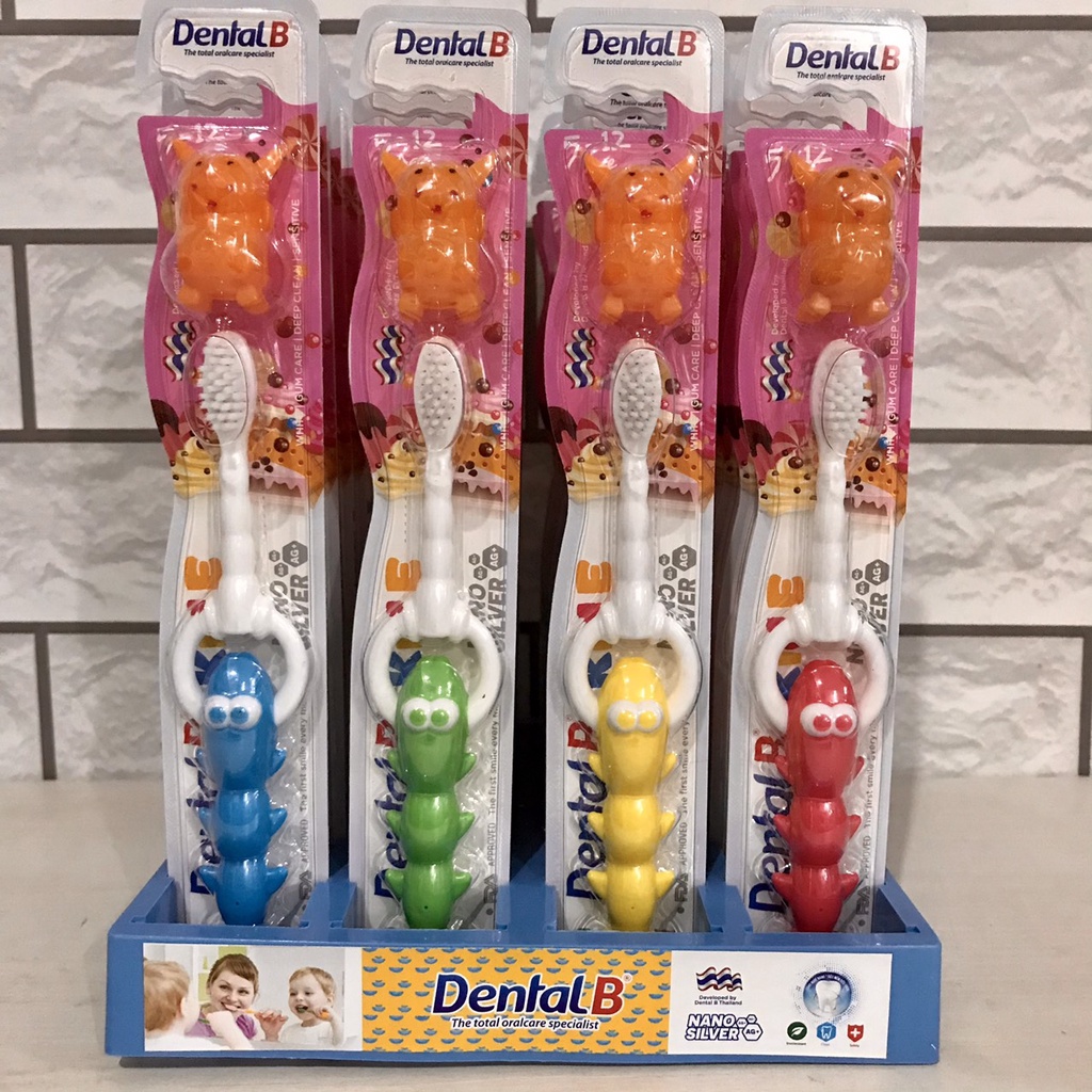 Bàn chải đánh răng trẻ em (5-12t) Kid E Dental B Thailand (màu ngẫu nhiên)