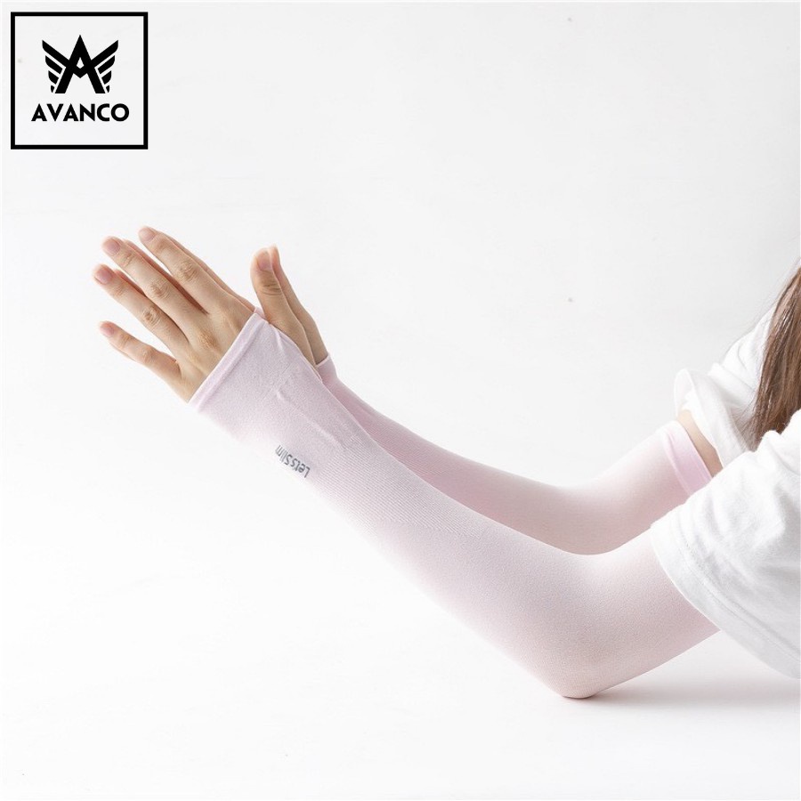 Ống Tay Chống Nắng Let's Slim Xỏ Ngón, Găng Tay Chống Nắng Khi Ra Dường ,Vải Dày Dặn ,Thoáng khí