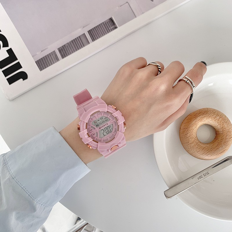 Đồng Hồ Điện Tử Nam Nữ D-ZINER Chính Hãng Kiểu Dáng Thời Trang Hàn Quốc K01 - LINDO