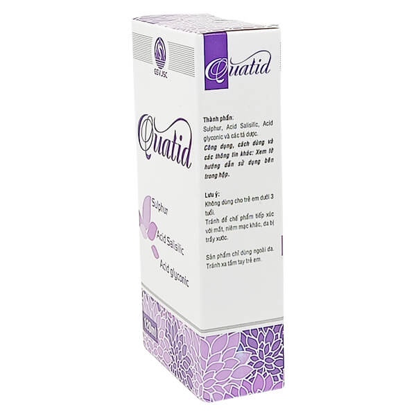 SỮA RỬA MẶT GIẢM MỤN, GIẢM DẦU QUATID 120ML