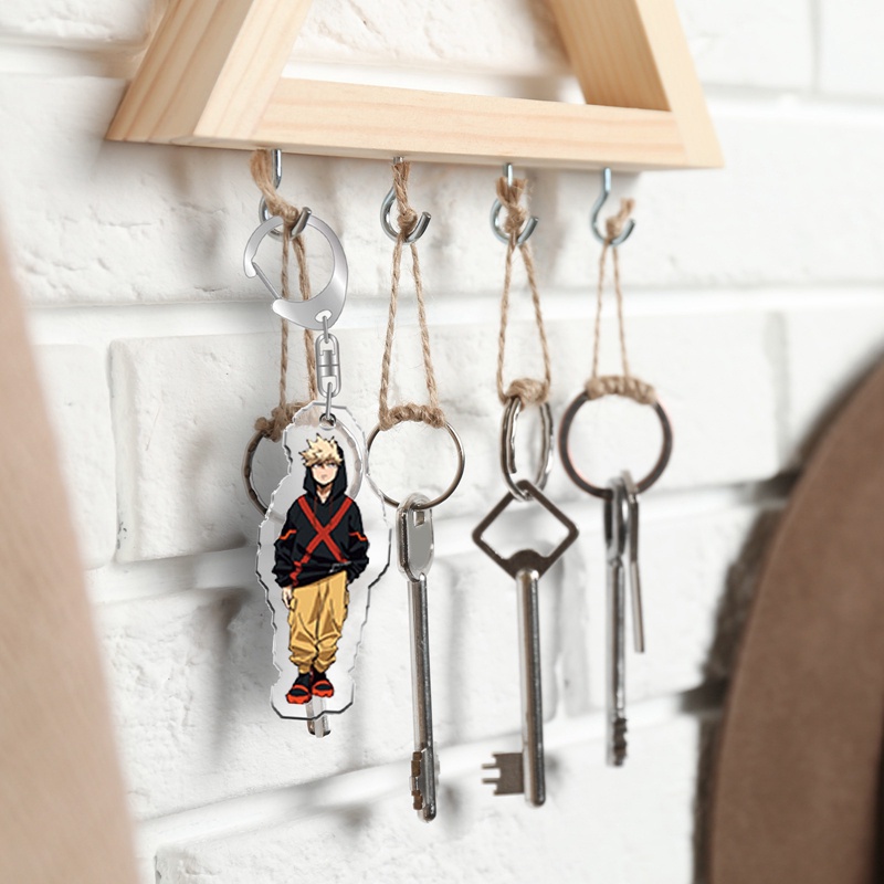 Móc Khóa Hai Mặt Bằng Acrylic In Họa Tiết Hoạt Hình My Hero Academia Midoriya Izuku