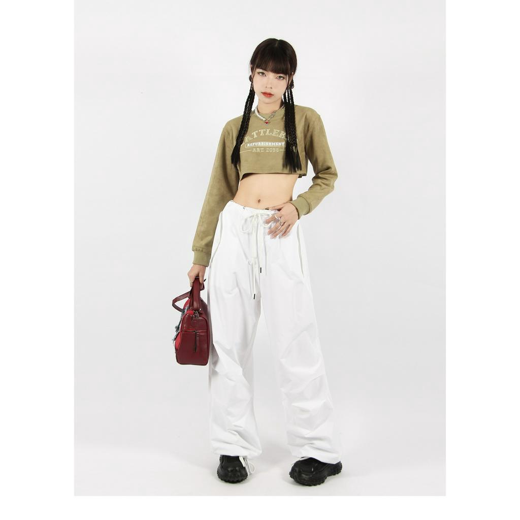 Quần Yếm Dây Rút Hai Lớp Phong Cách Âu Mỹ Cổ Điển Dành Cho Nữ