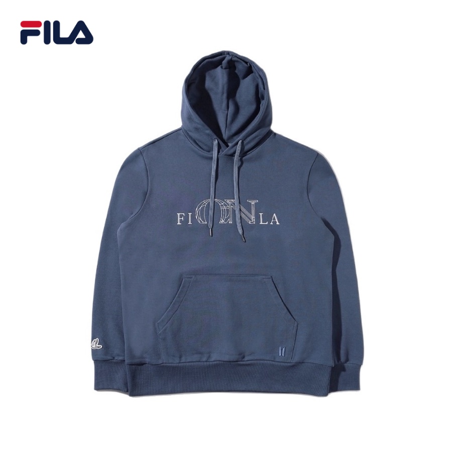 Áo khoác hoodie tay dài có nón unisex Fila x BTS Now On Man-To-Man - FS2POD2B31X-NSB