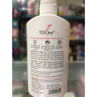  Sữa Tắm Trắng Da TiTiOne