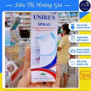 Xịt Uniren Thái Lan hàng chính hãng