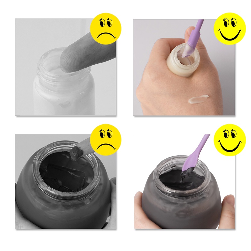 Thiết lập 2/4 Silicone Mini Scoop Scoop Chất lỏng có thể được giảm thiểu